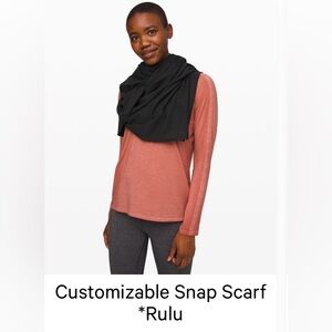 LULULEMON Customizable Snap Scarf Rulu